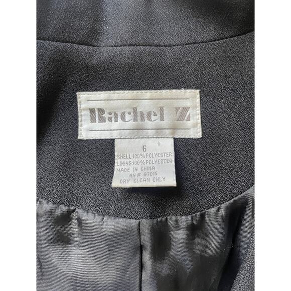 Vintage 90's Y2K Black Fitted Blazer Jacket SMALL - Picture 6 of 6